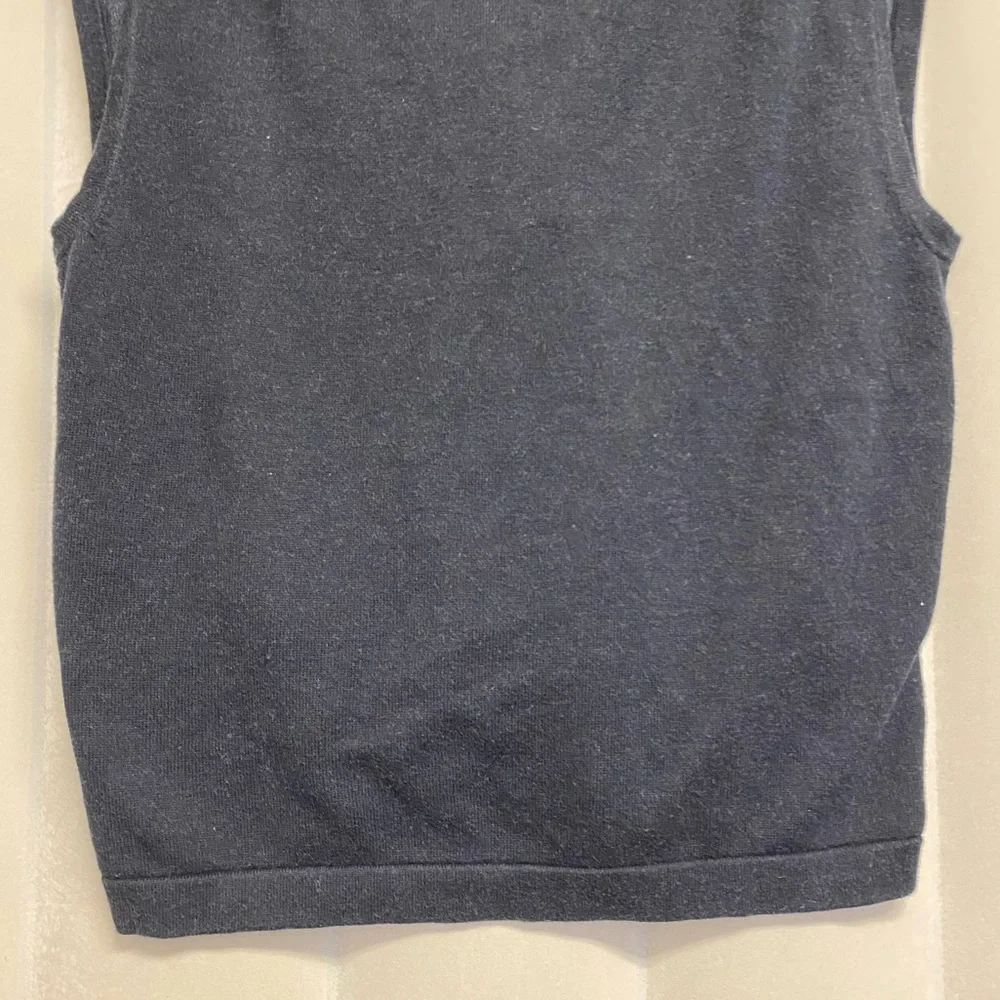 Robert Talbott Carmel Men’s Vest Sleeveless Cardigan Medium Silk Cashmere Cotton